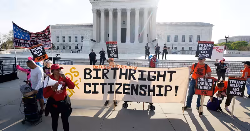 After the rough birthright citizenship hearing, Trump makes a social media appeal