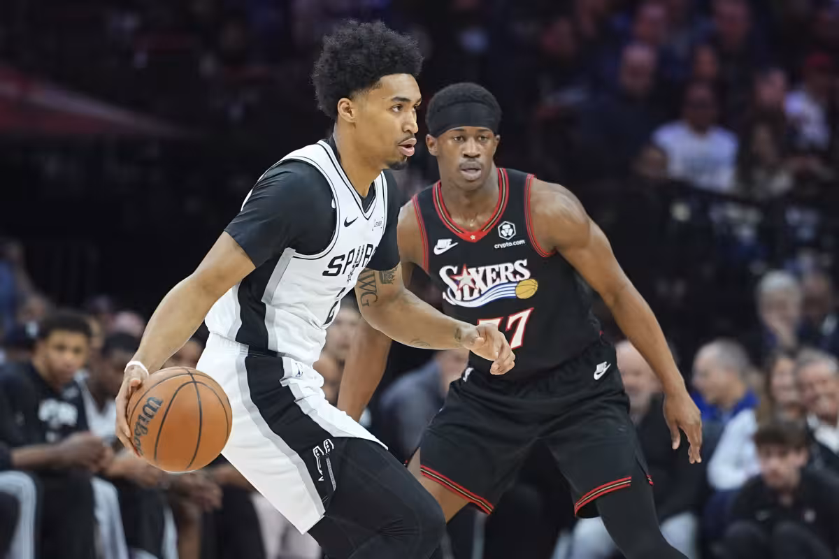 Dylan Harper headlines Spurs' matchup with 76ers at Frost Bank Center