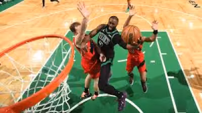 Jayson Tatum helps Celtics beat Raptors as playoff test looms