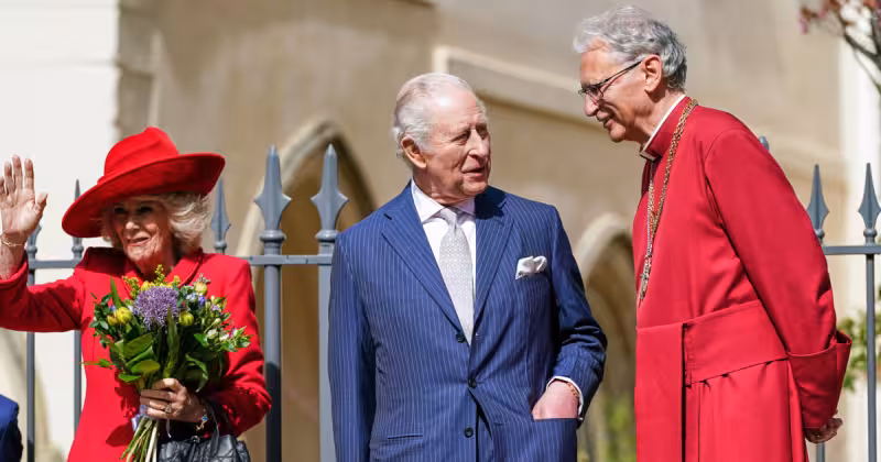 Andrew and his family absent as British royals attend Easter service