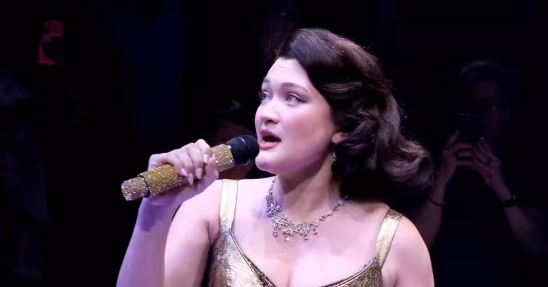 EXCLUSIVE: See 'The Pitt' Star Isa Briones Belt a Connie Francis Classic For Broadway's 'Just In Time'