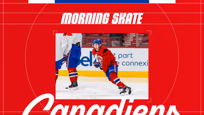 Updates from practice – Apr. 7 | Montréal Canadiens