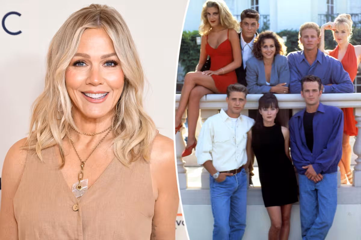 Jennie Garth says Luke Perry was her first real-life love