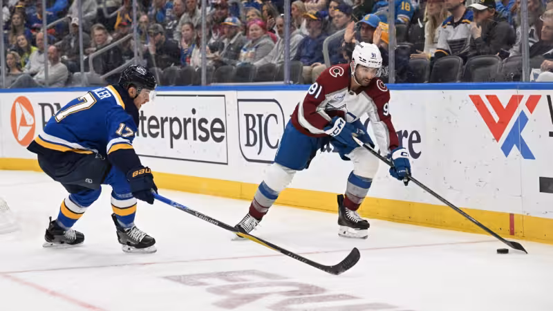 Avalanche's Nazem Kadri injured vs. Blues