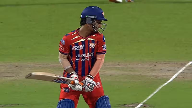 KKR Vs LSG: Ayush Badoni Gets Out Immediately After Slamming His First Half-Century Of IPL 2026