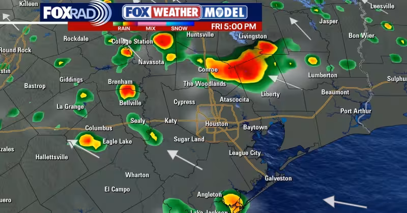 Houston weather: Downpours possible for Friday