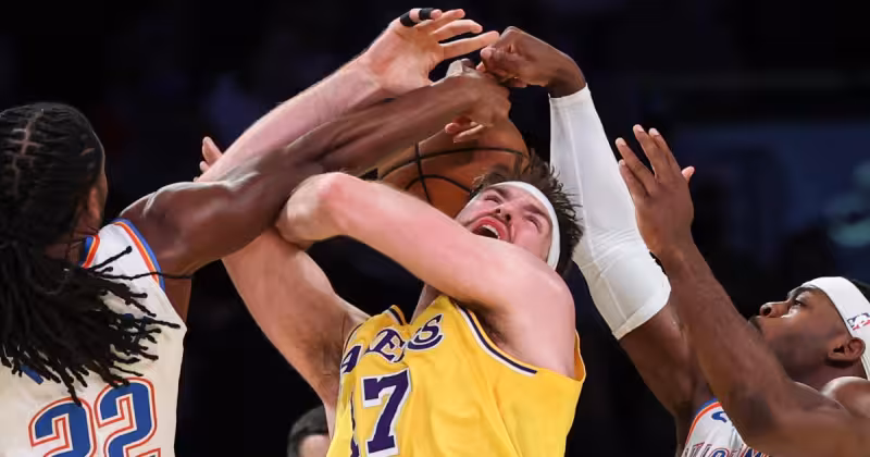 With their Big Three sidelined, Lakers lose to Thunder again in another blowout