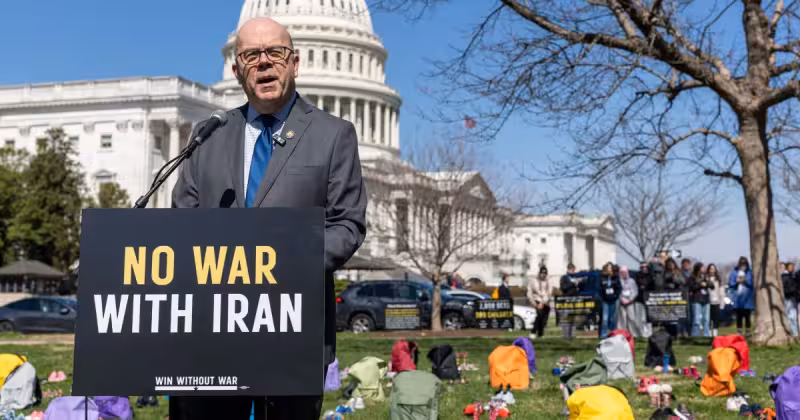 ‘I’m not gonna call him TACO’: Democrats choose their words carefully on Trump’s Iran ceasefire