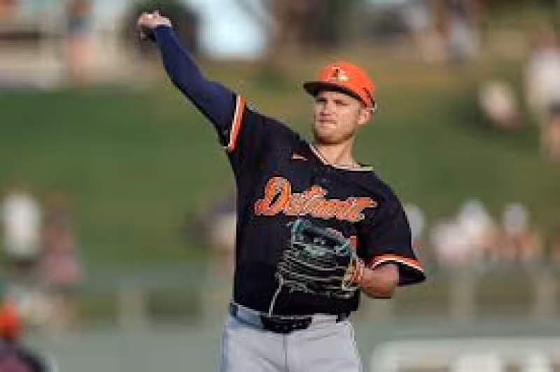 Detroit Tigers’ Parker Meadows carted off field after violent collision in outfield