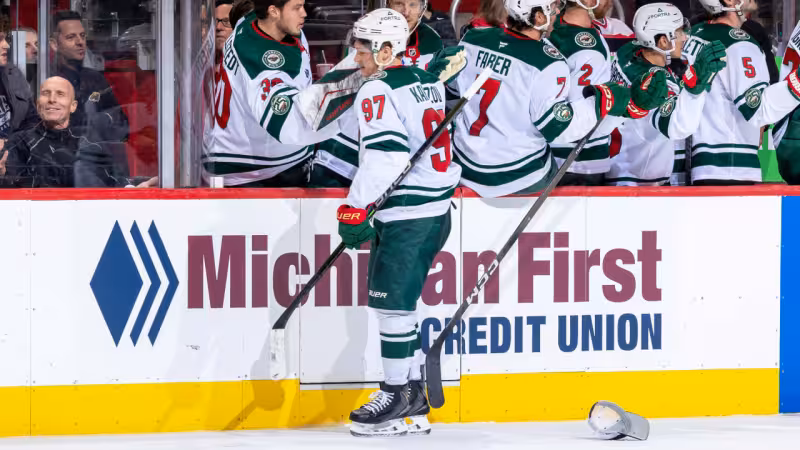 Kaprizov completes hat trick late, Wild recover to defeat Red Wings | NHL.com