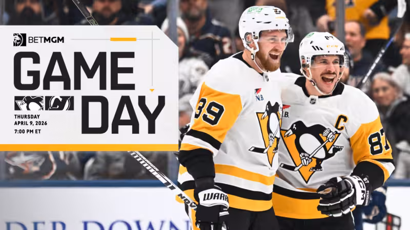 Game Preview: 04.09.26 at New Jersey Devils | Pittsburgh Penguins