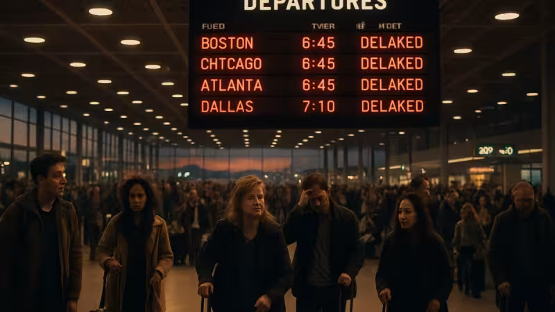 Vegas Flight Chaos Strands Hundreds at Harry Reid