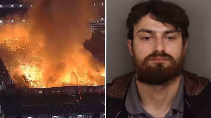 What we know about arson suspect in Ontario warehouse fire