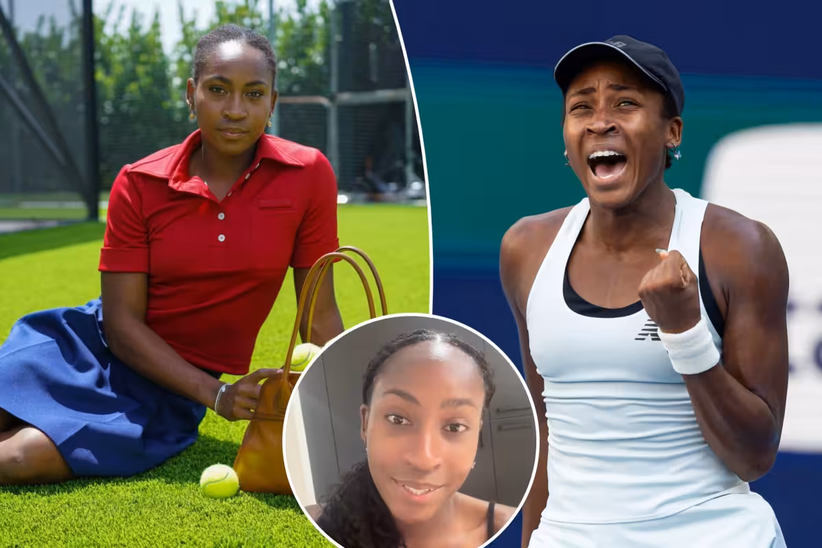 Coco Gauff defends natural hair after criticism over Miu Miu ad