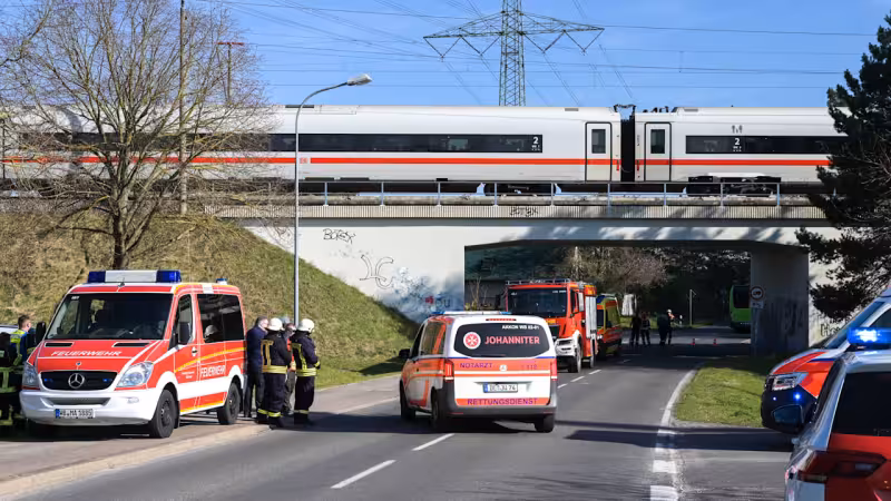 Berlin-Munich ICE stranded near Berlin after line falls onto train
