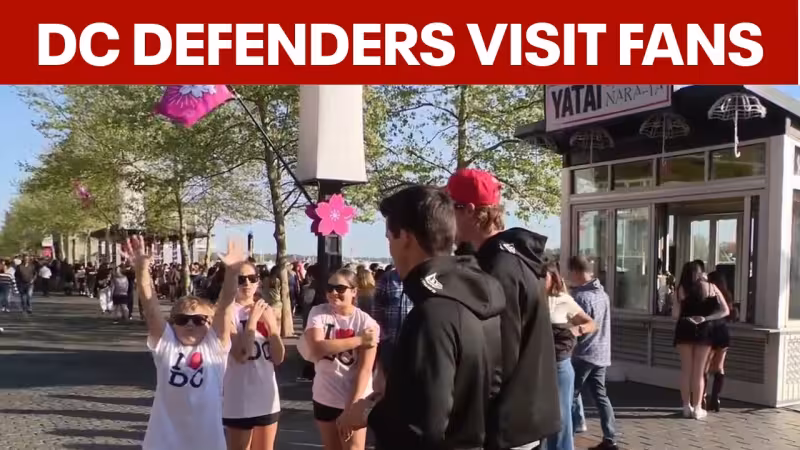DC Defenders meet with fans ahead of first home game of the season
