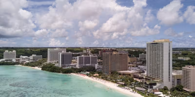 Strengthening tropical system raises risk of rare direct hit on Guam as Western Pacific storm season ramps up