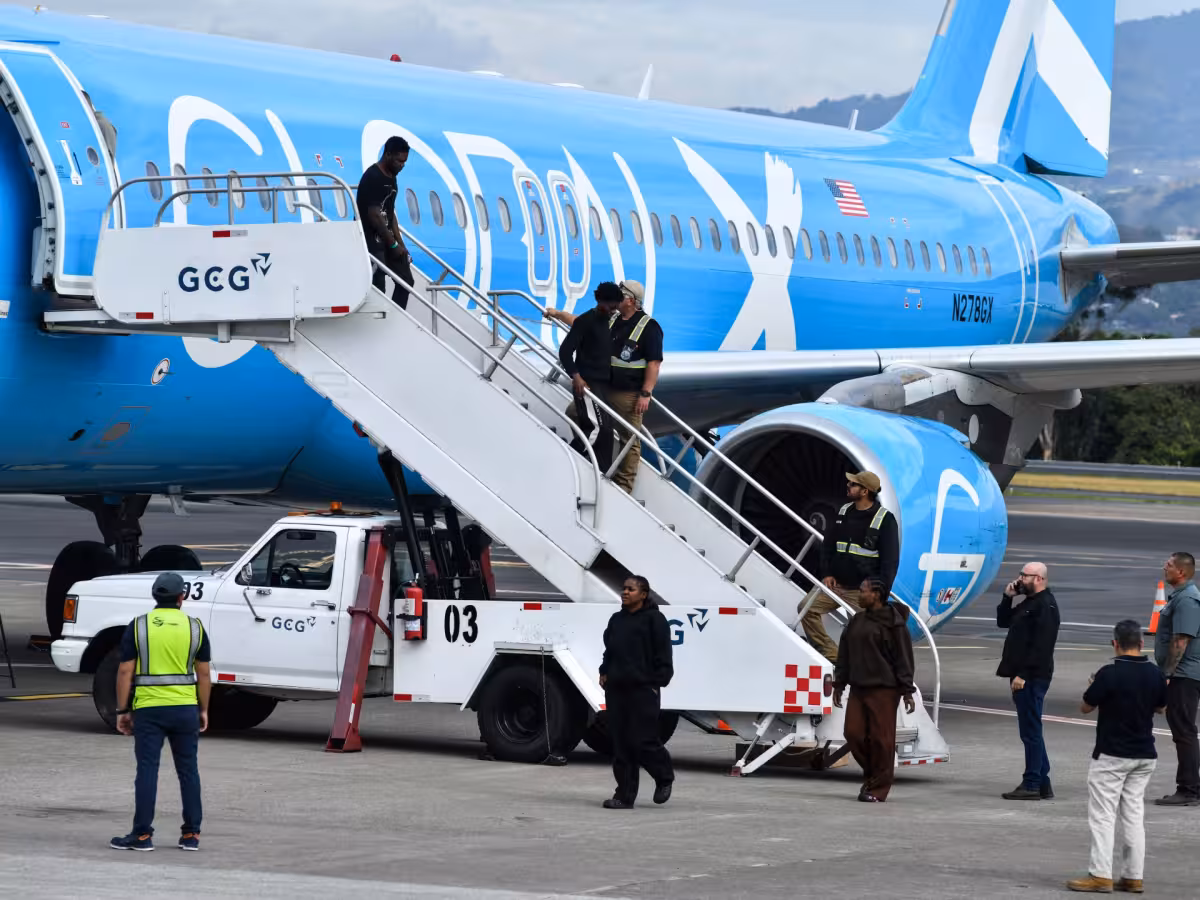 Costa Rica receives first US deportees in third-country transfer deal