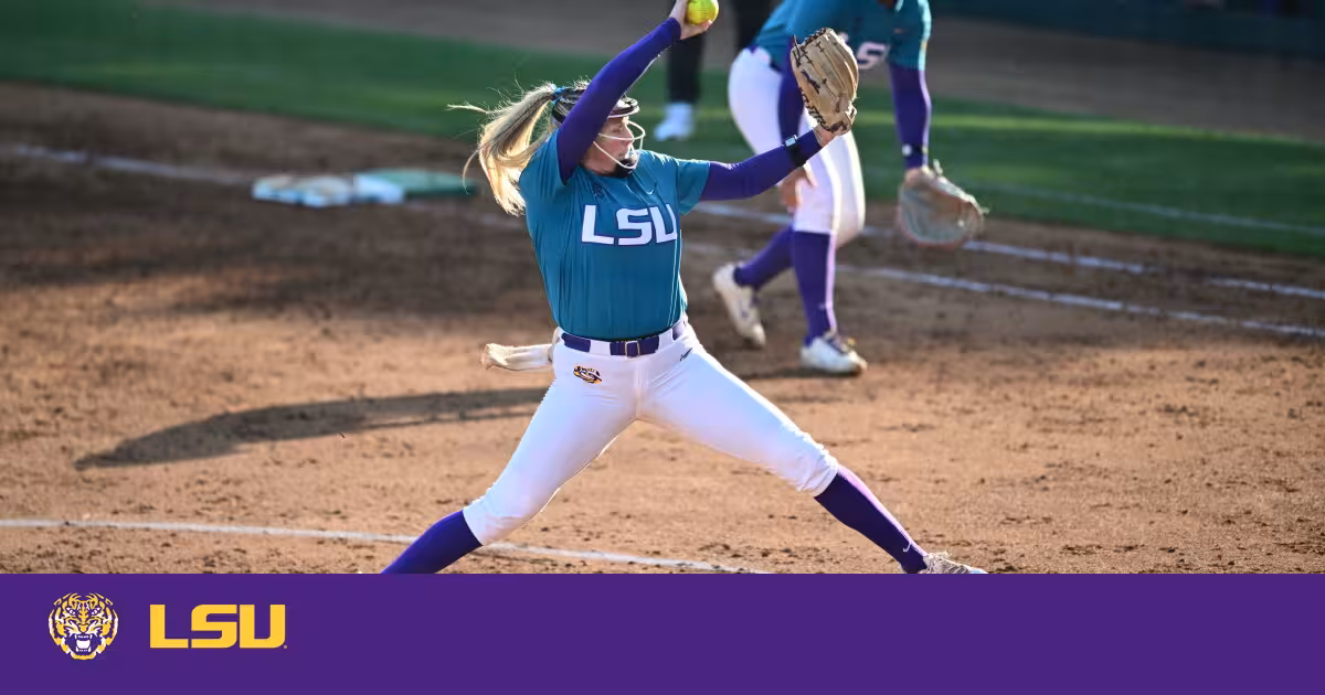 Lsu Softball Clinches Series Over Arizona Behind Cece Cellura’s Complete Game