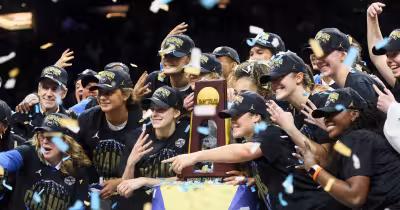Michaela Onyenwere readers celebrate UCLA’s first NCAA title
