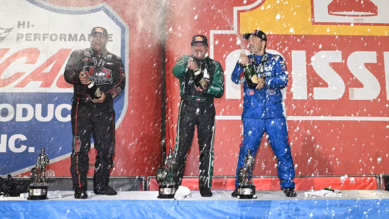 Hagan wins 1,000th Funny Car race, doubles with Stewart; Anderson wins Pomona again