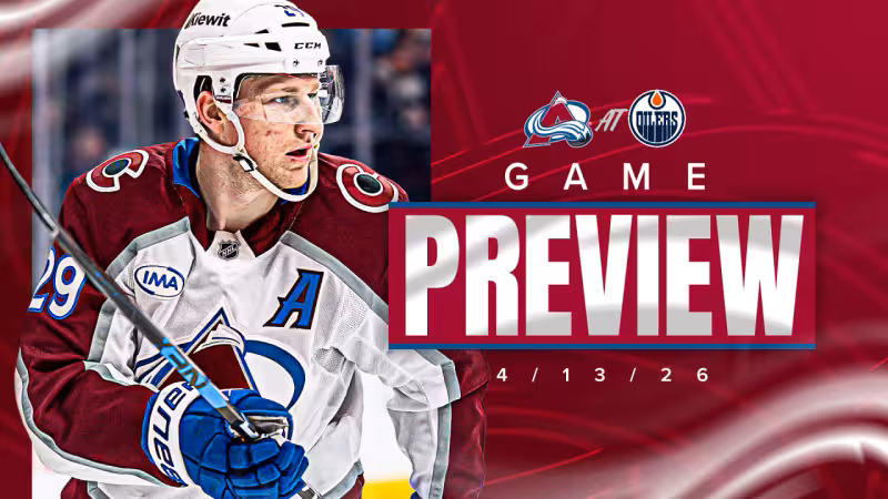 Monday in Edmonton | Colorado Avalanche