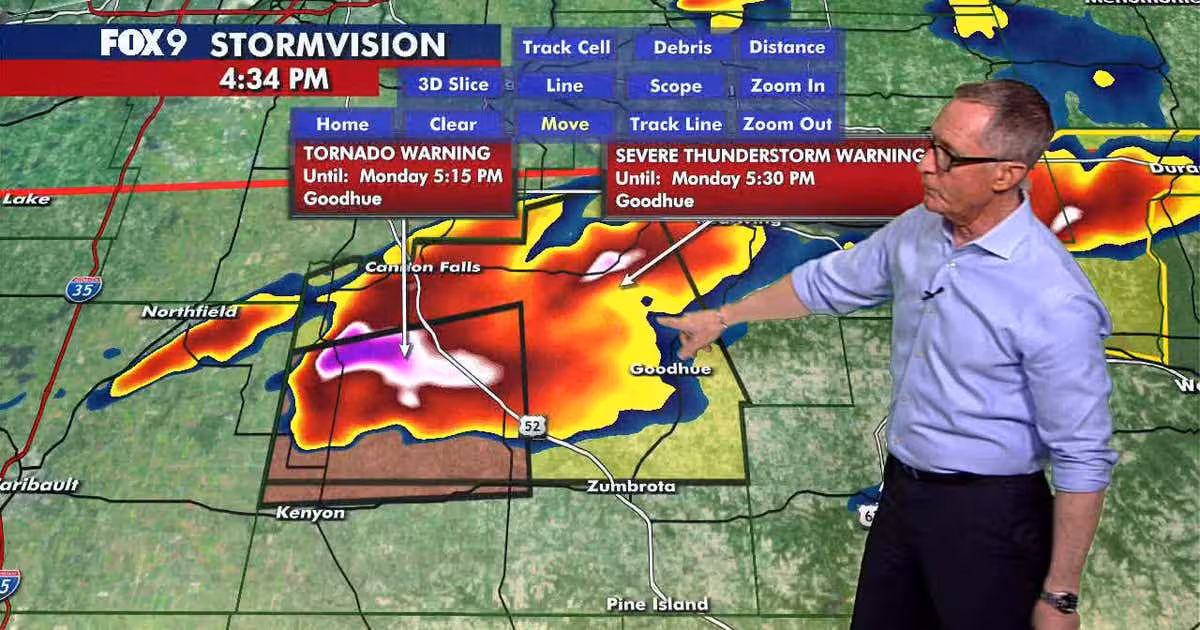 Minnesota Storms Weather Forecast: Severe Weather Targets Monday Evening
