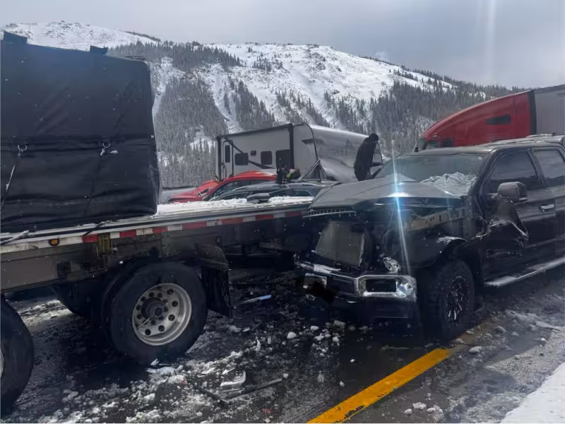 I-70 closed in both directions at Eisenhower Tunnel after crash involving more than 75 vehicles