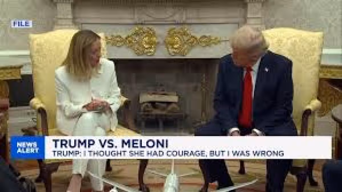 Italian Prime Minister Meloni rebuked by Trump after phone interview