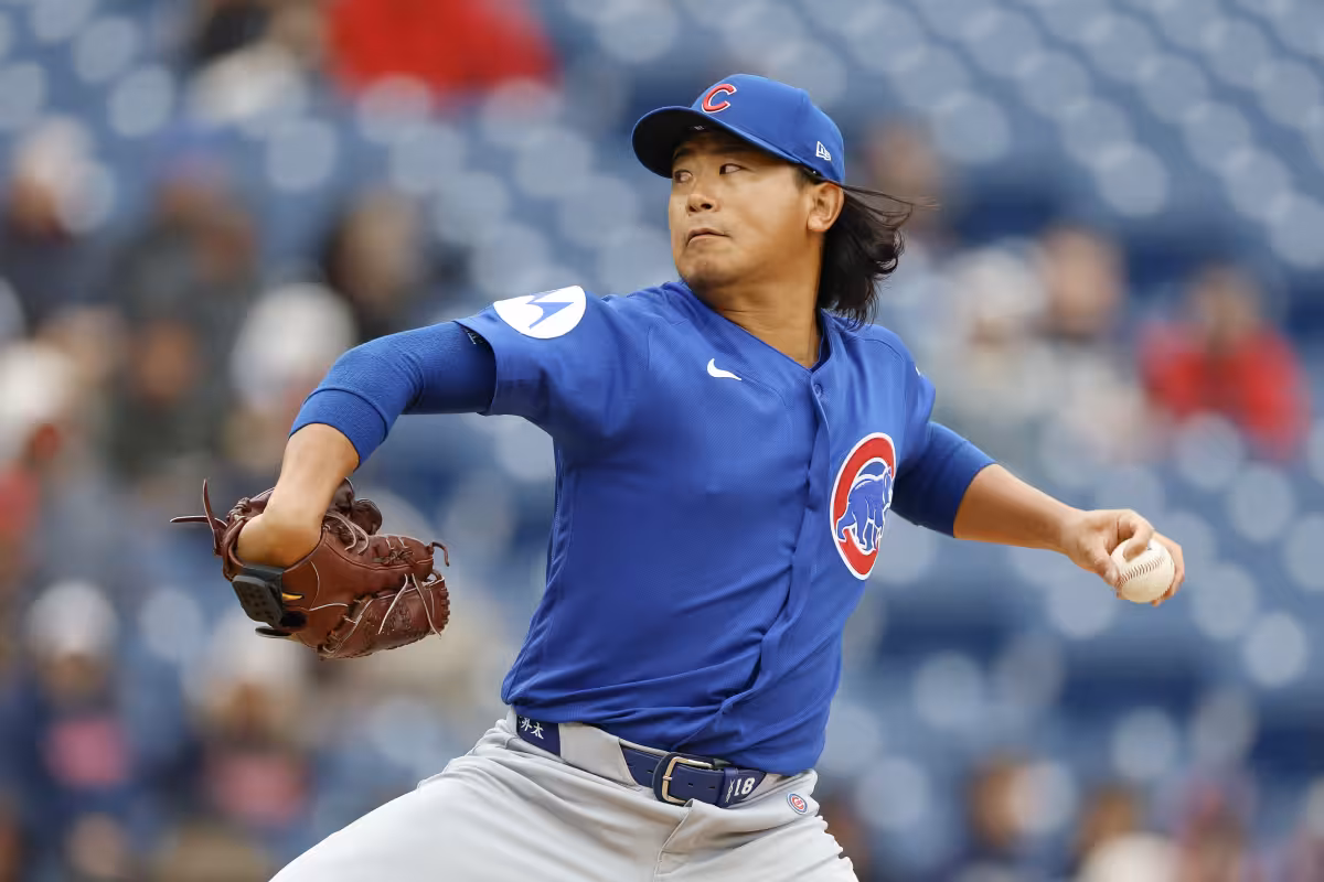 Jesus Luzardo on the marquee for Cubs-Phillies chat on Michael Busch, Riley Martin