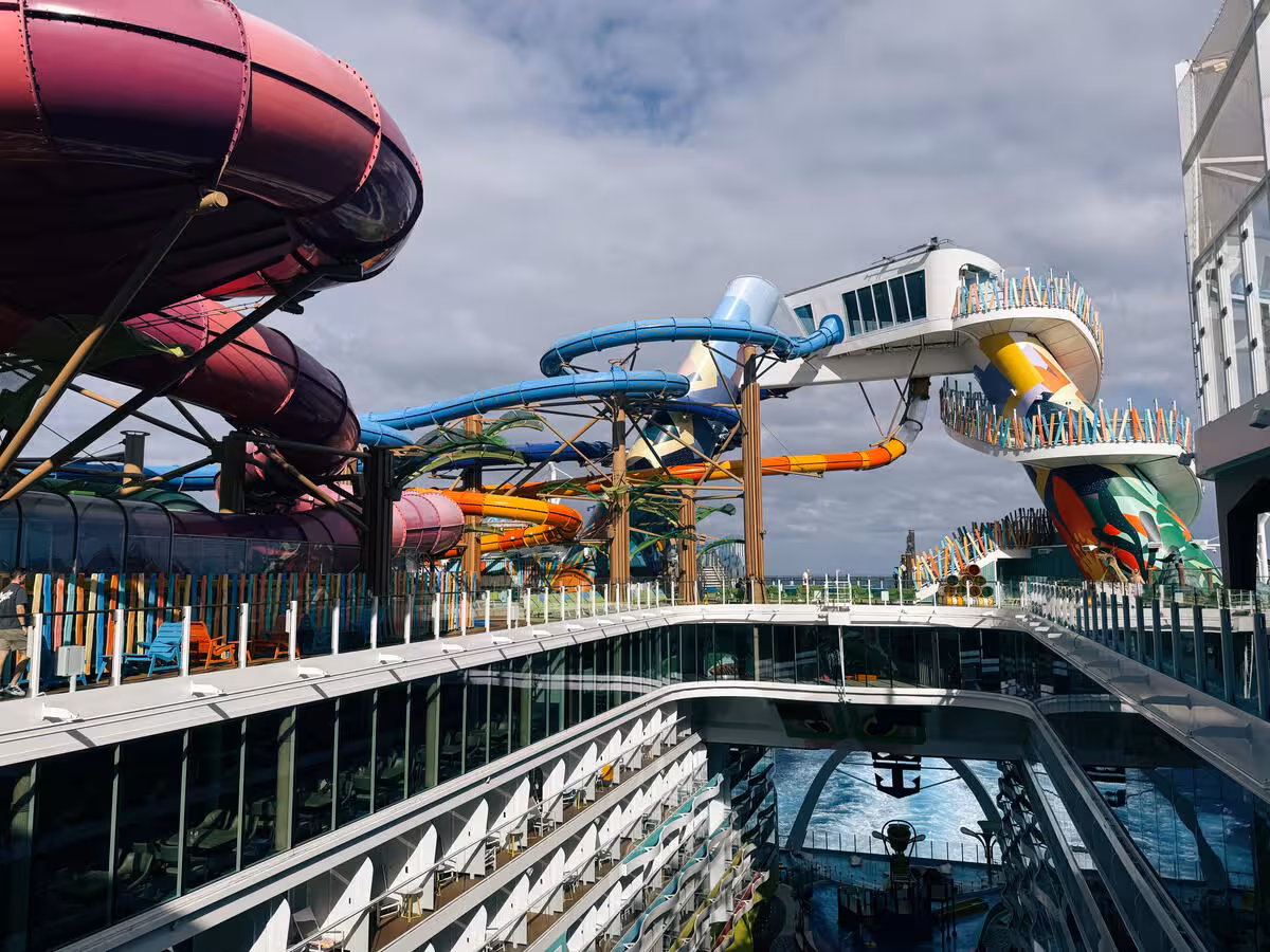 Royal Caribbean says water slide closures on Icon, Star ships are not cost cuts
