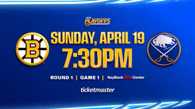 Sabres to open playoffs on Sunday, April 19 | Buffalo Sabres