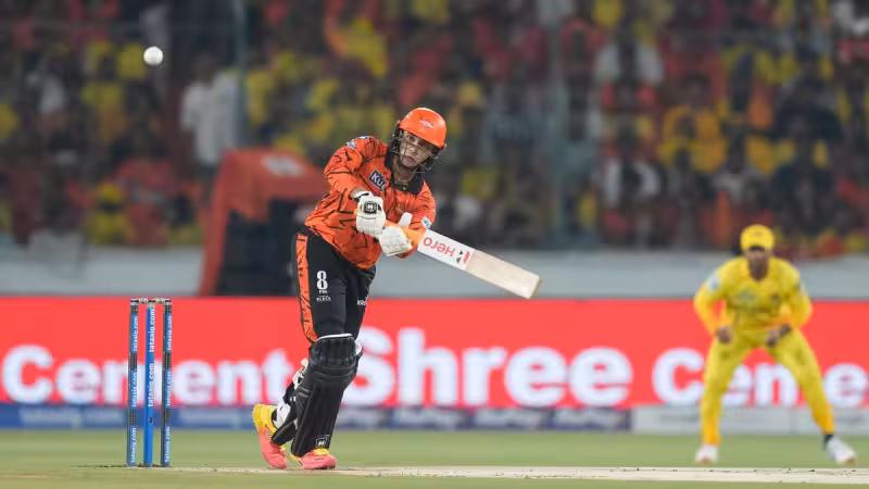 Abhishek Sharma scores his fastest IPL fifty in contest against Chennai Super Kings