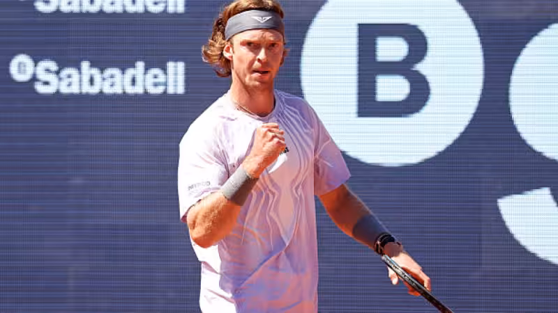Andrey Rublev beats Tomas Machac to reach Barcelona Open semifinal