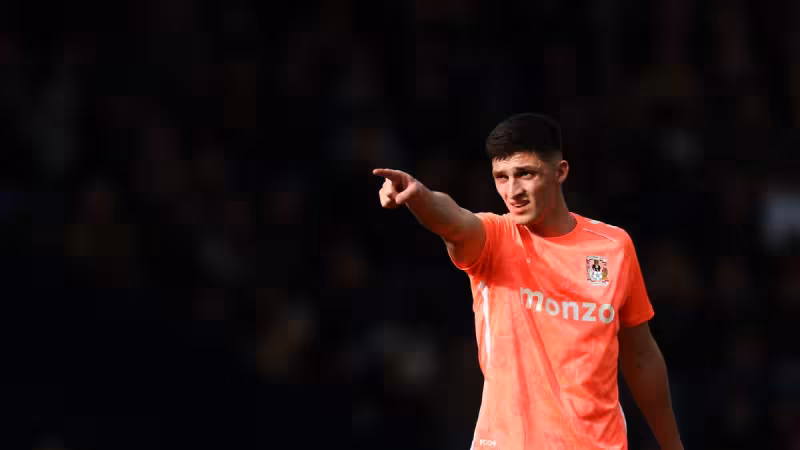 Frank Lampard has named his Coventry Cty team to face Blackburn