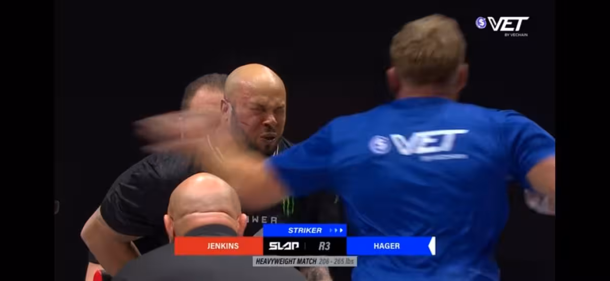 Jake Hager wins Power Slap 19 debut with third-round knockout