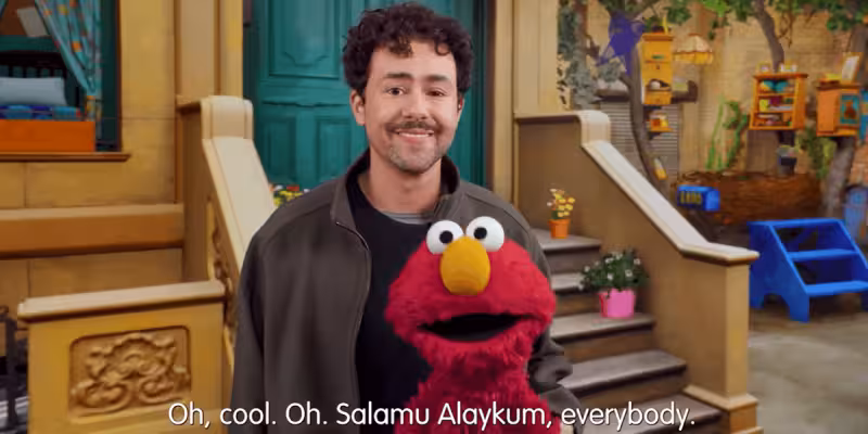 Sesame Street sparks furious backlash after Elmo 'radicalises' children with Arabic phrases from Ramy Youssef