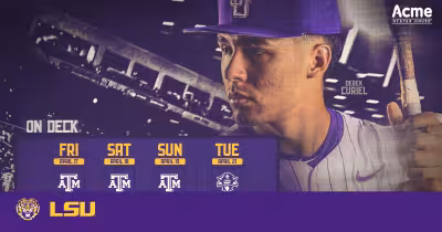 Texas A&m Baseball Score: No. 7 LSU Hosts Aggies to Start SEC Second Half