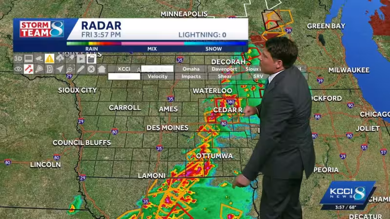 Recapping severe storms Friday afternoon in central Iowa