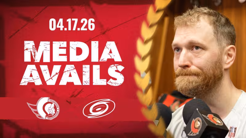 Claude Giroux Media Availability | Ottawa Senators