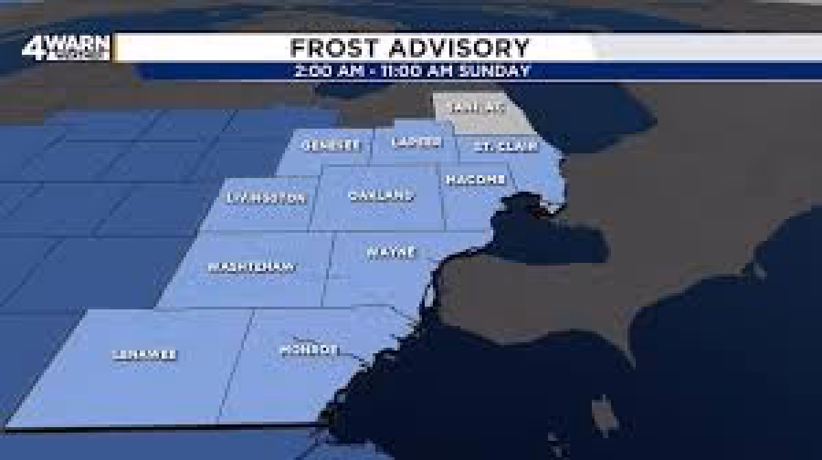 Freeze Warning and Frost Advisory posted for most counties through Monday