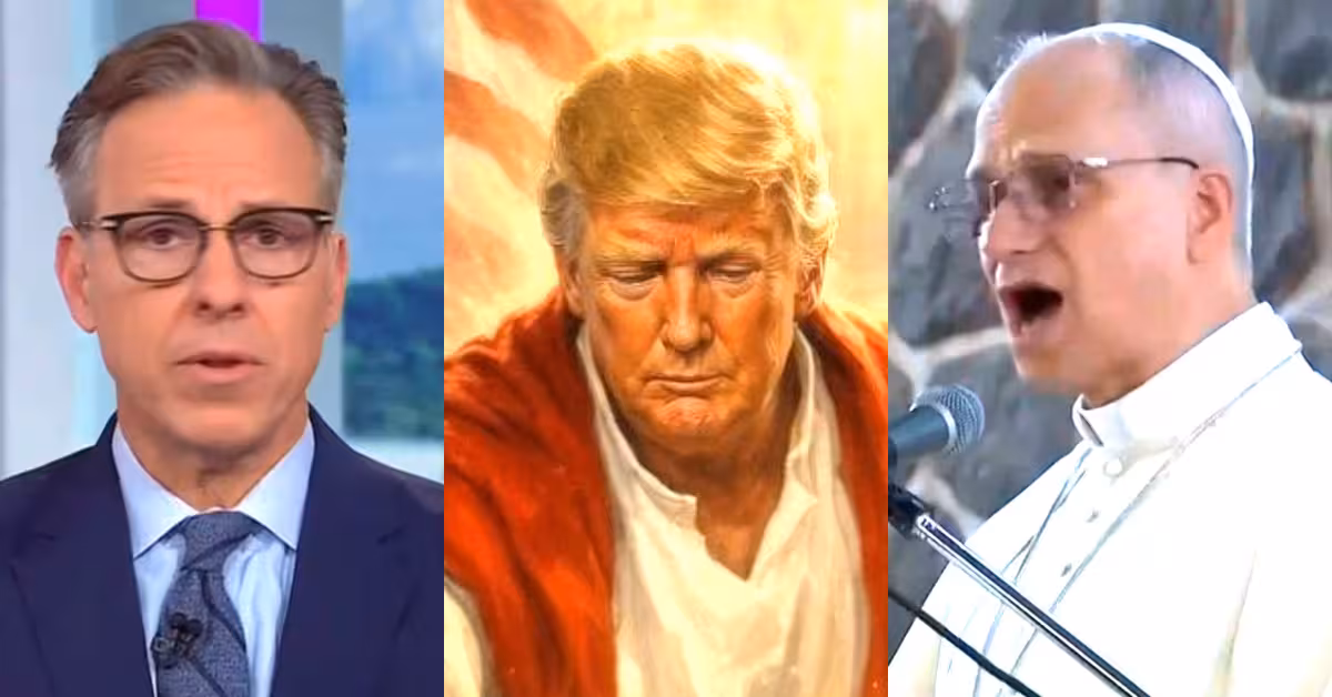 Jake Tapper blasts Trump team’s ‘spring of sacrilege’ after feud with Pope Leo