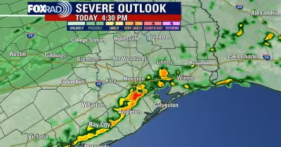 Weather Houston: Storms and heavy rain to hit Saturday night, then quick clearing
