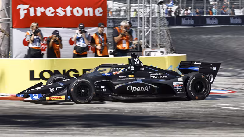 Quick Pit Work, Pace Help Alex Palou Run Away to Win at Long Beach