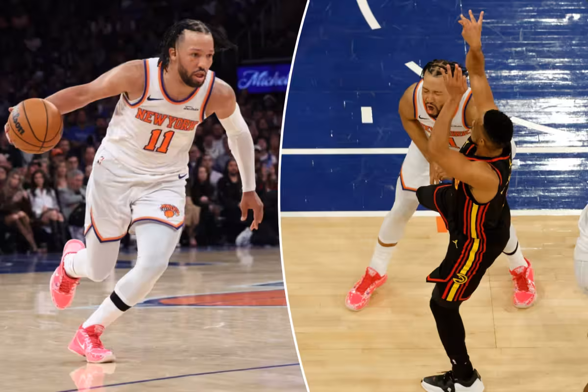 Jalen Brunson declines to answer CJ McCollum’s Broadway-show jab after Game 1