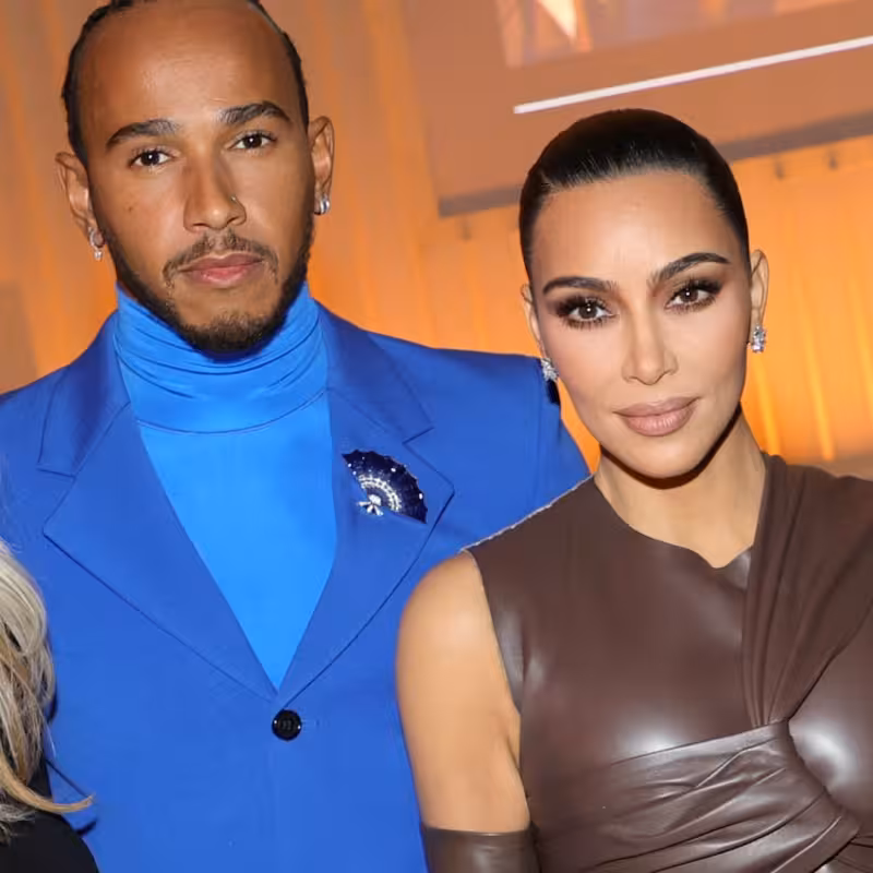 Kim Kardashian and Lewis Hamilton's PDA Photo Will Get Your Heart Racing