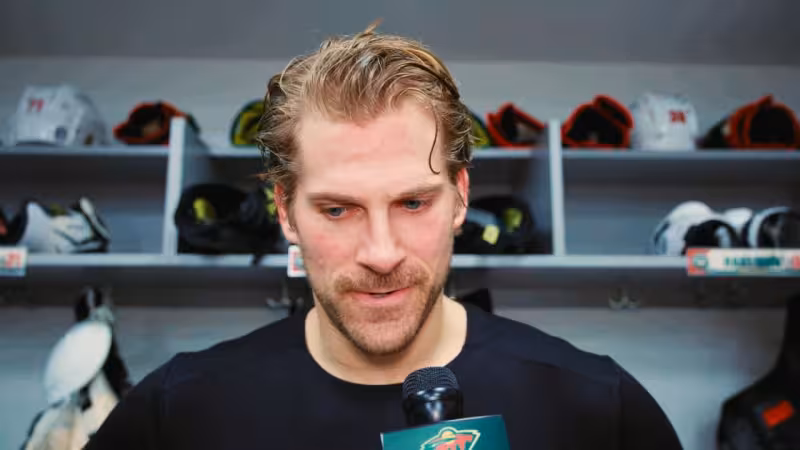 M. Foligno at Practice 4/17 | Minnesota Wild