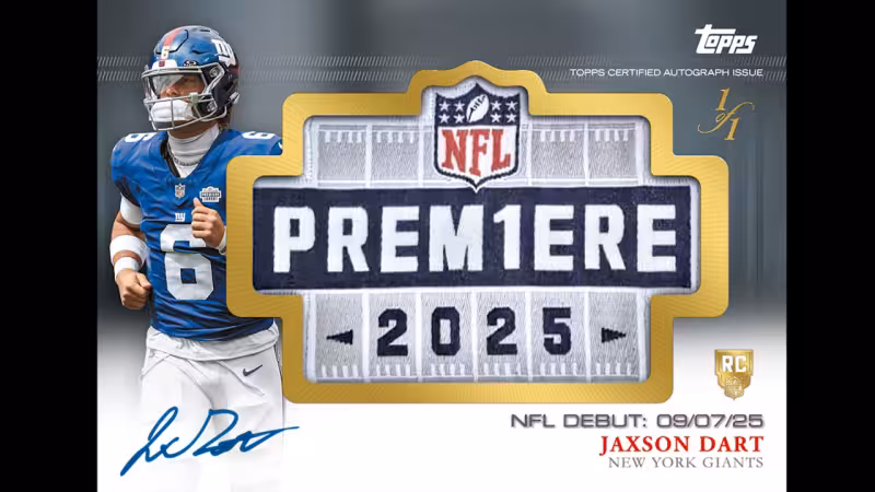 Topps Chrome Football returns with one-of-one patch autographs and NFL stars