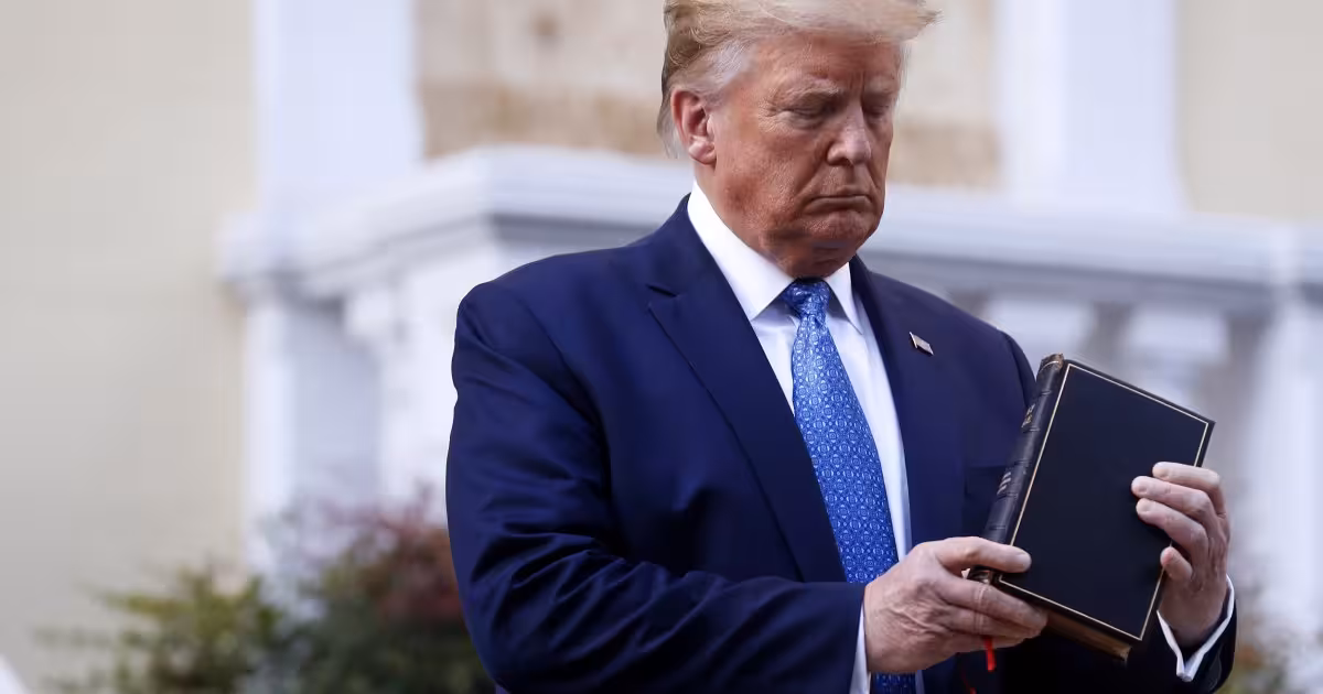 Trump Bible Reading ties America 250 event to faith, critics say