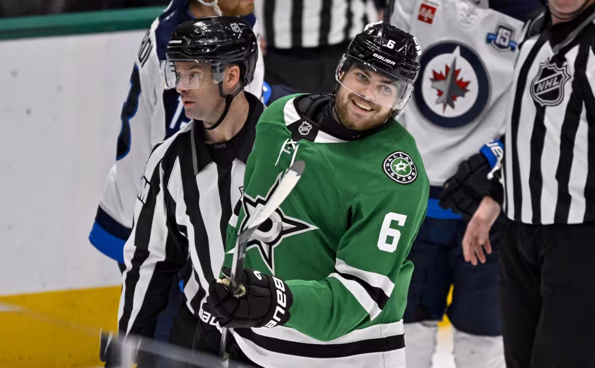 Wyatt Johnston appears in Foul Play prank clip with Dallas Stars crossover